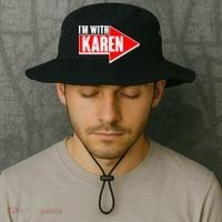 I'm With Karen Bucket Hat thumb 2