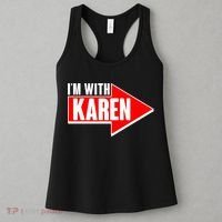 I'm With Karen Women's Tank Top thumb 3