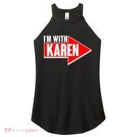 I'm With Karen Women's Perfect Tri Rocker Tank thumb 0