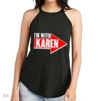 I'm With Karen Women's Perfect Tri Rocker Tank thumb 2