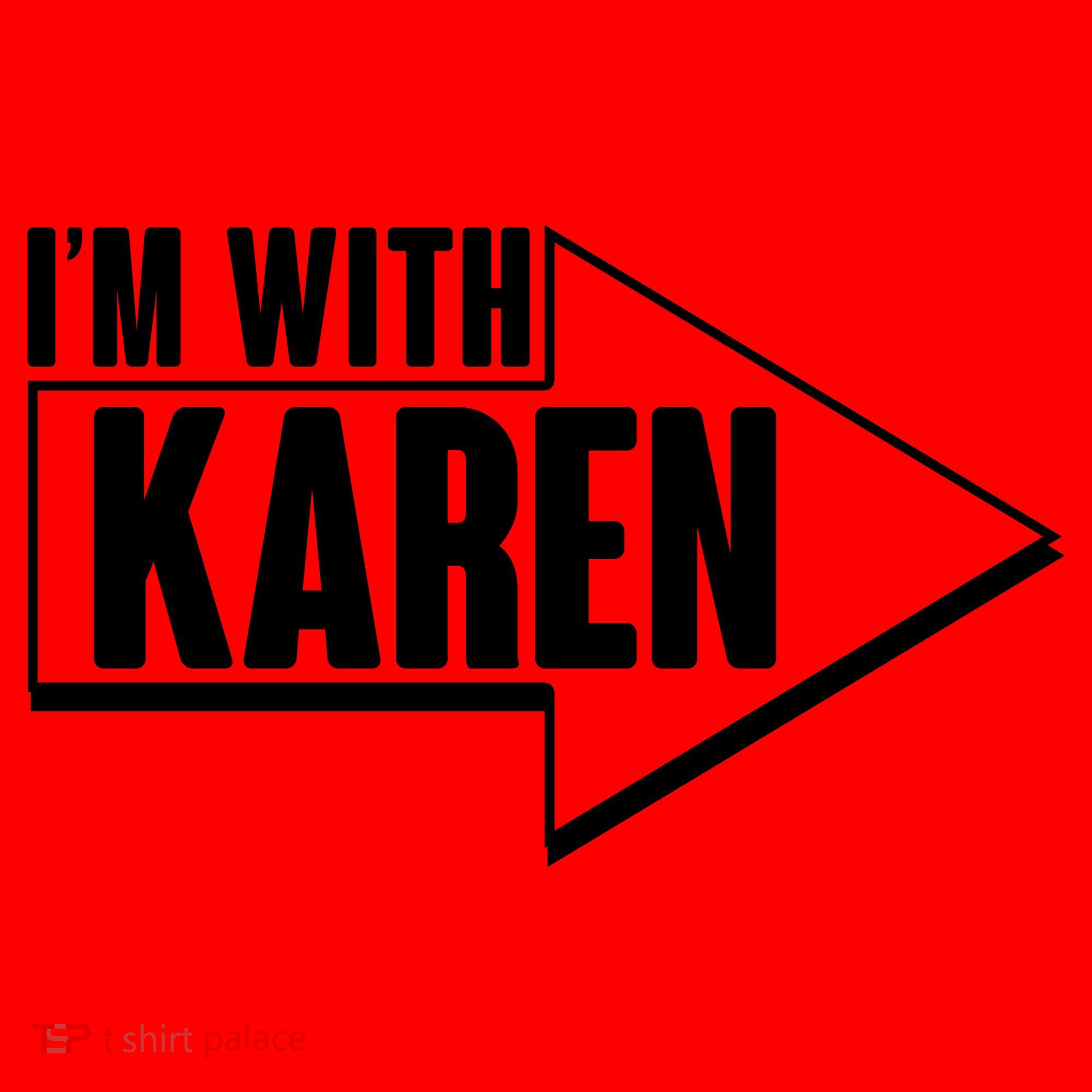 I'm With Karen Santa Hat