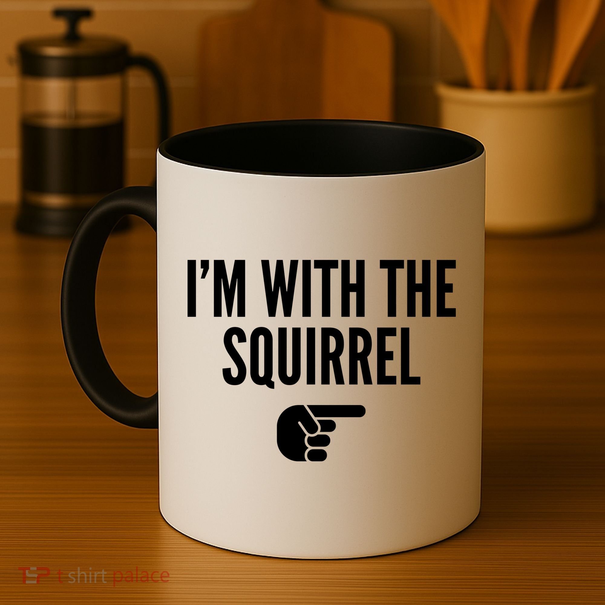 I'm With The Squirrel Costume Coffee Mug