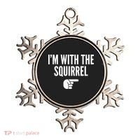 I'm With The Squirrel Costume Ornament thumb 0