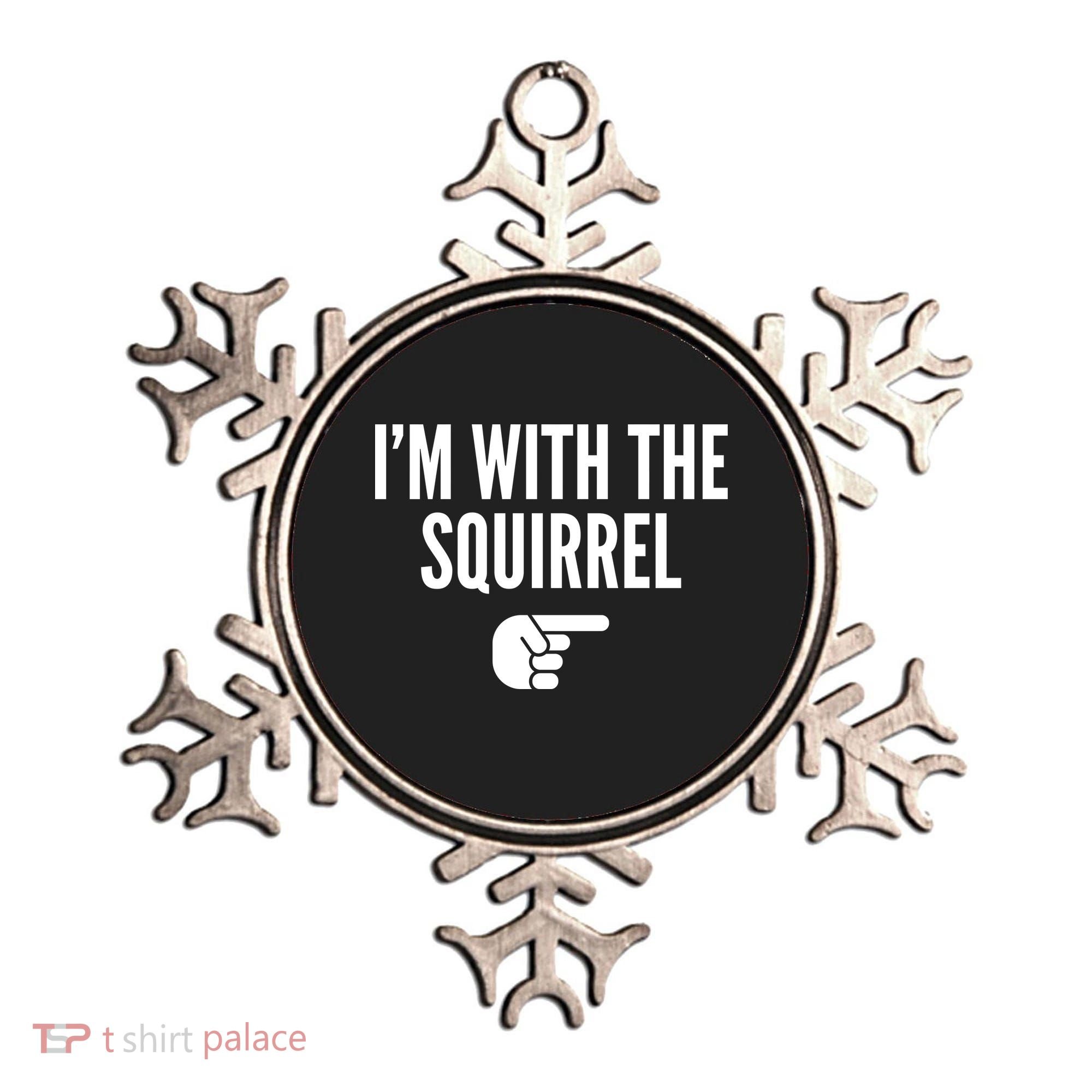 I'm With The Squirrel Costume Ornament