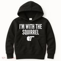 I'm With The Squirrel Costume Kids Hoodie thumb 0