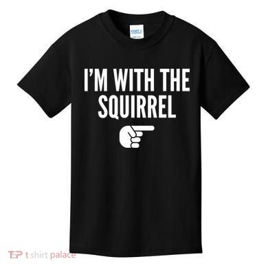 I'm With The Squirrel Costume Kids T-Shirt