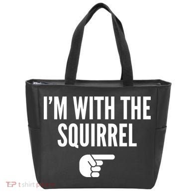 I'm With The Squirrel Costume Tote Bag