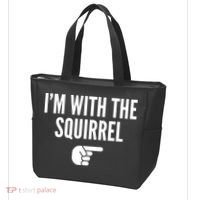 I'm With The Squirrel Costume Tote Bag thumb 3