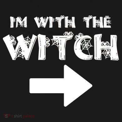 I'm With The Witch Toddler Zip Fleece Hoodie
