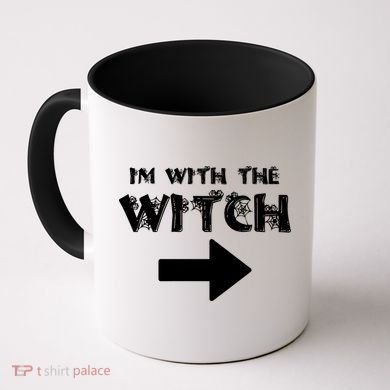 I'm With The Witch Coffee Mug