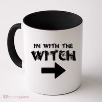 I'm With The Witch Coffee Mug thumb 0