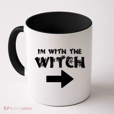 I'm With The Witch Coffee Mug
