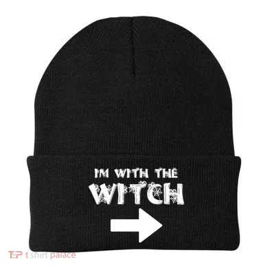 I'm With The Witch Beanie