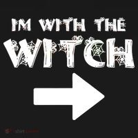 I'm With The Witch Pajama Set thumb 2