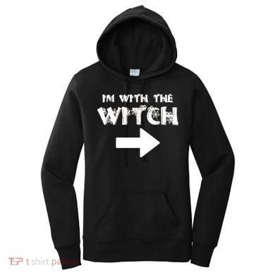 I'm With The Witch Women's Hoodie