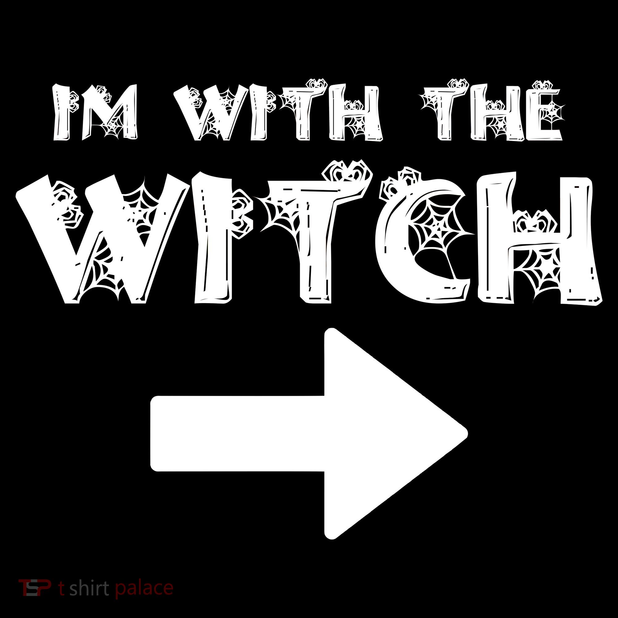 I'm With The Witch Women's Hoodie
