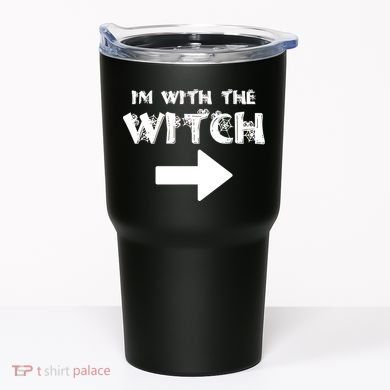 I'm With The Witch Tumbler