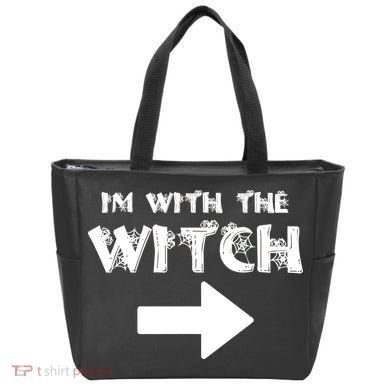 I'm With The Witch Tote Bag