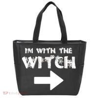 I'm With The Witch Tote Bag thumb 0