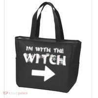 I'm With The Witch Tote Bag thumb 3