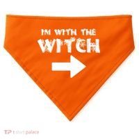 I'm With The Witch USA-Made Doggie Bandana thumb 0