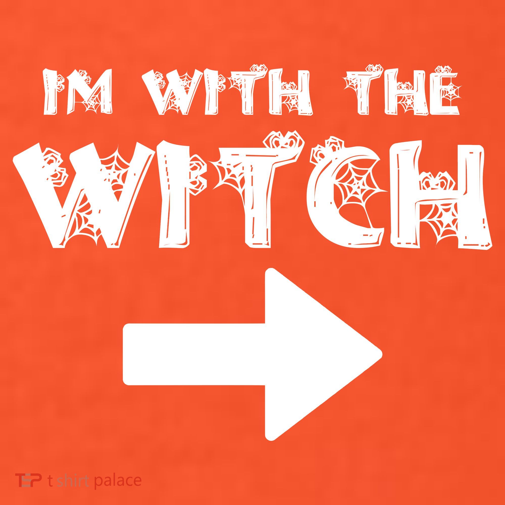 I'm With The Witch Toddler T-Shirt