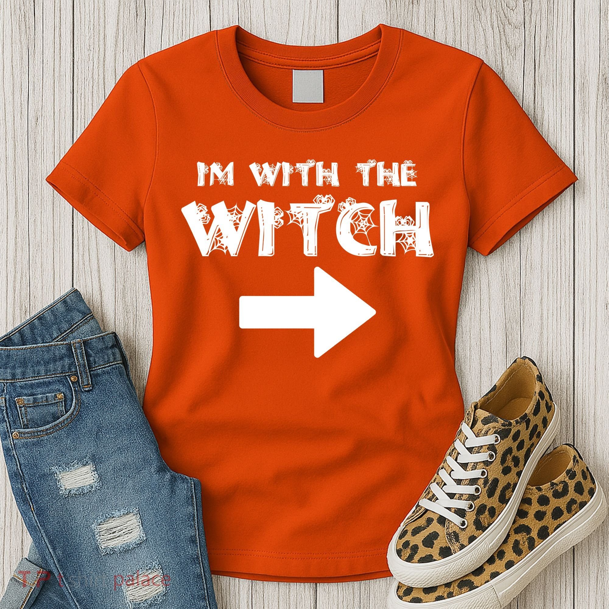 I'm With The Witch Women's T-Shirt