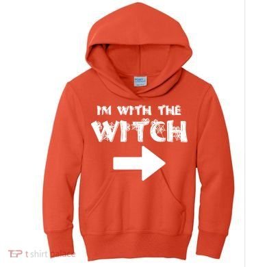 I'm With The Witch Kids Hoodie