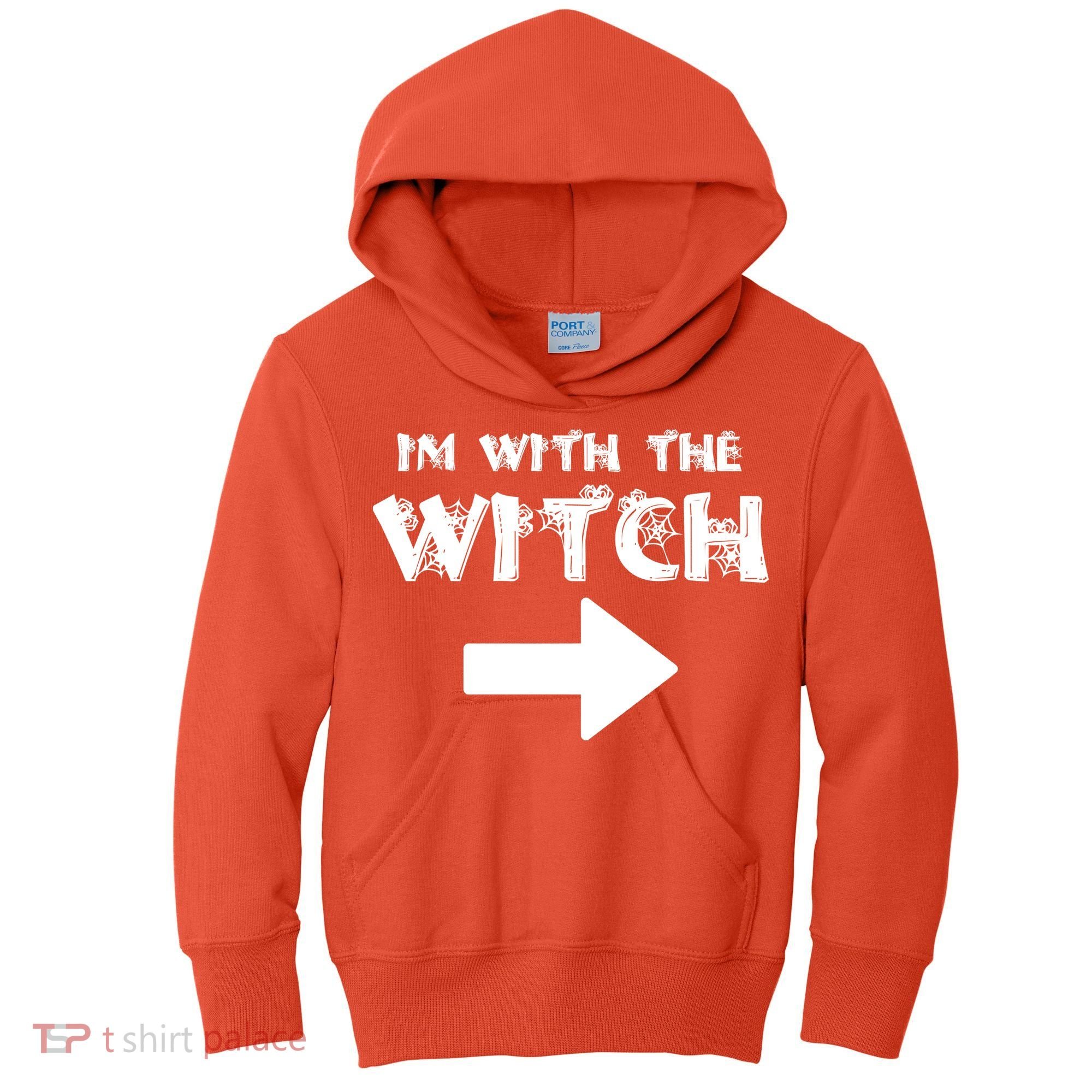 I'm With The Witch Kids Hoodie