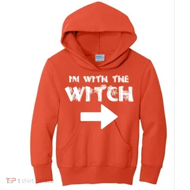I'm With The Witch Kids Hoodie