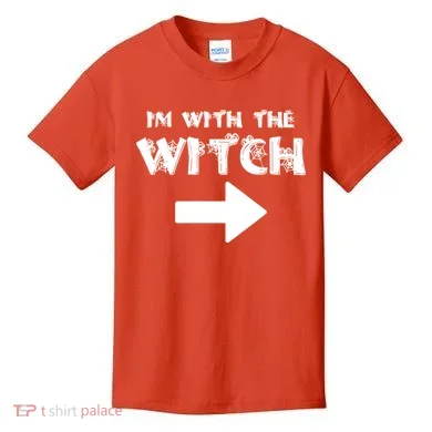 I'm With The Witch Kids T-Shirt
