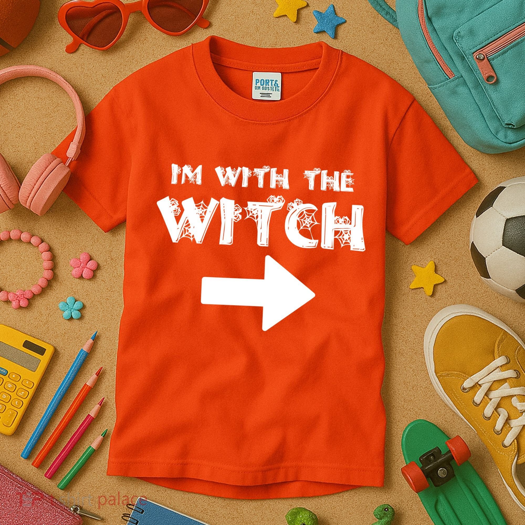 I'm With The Witch Kids T-Shirt