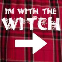 I'm With The Witch Men's Flannel Plaid Pajama Pants thumb 2