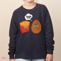 I'm Your Father Potato And Fries Women's Sweatshirt thumb 0