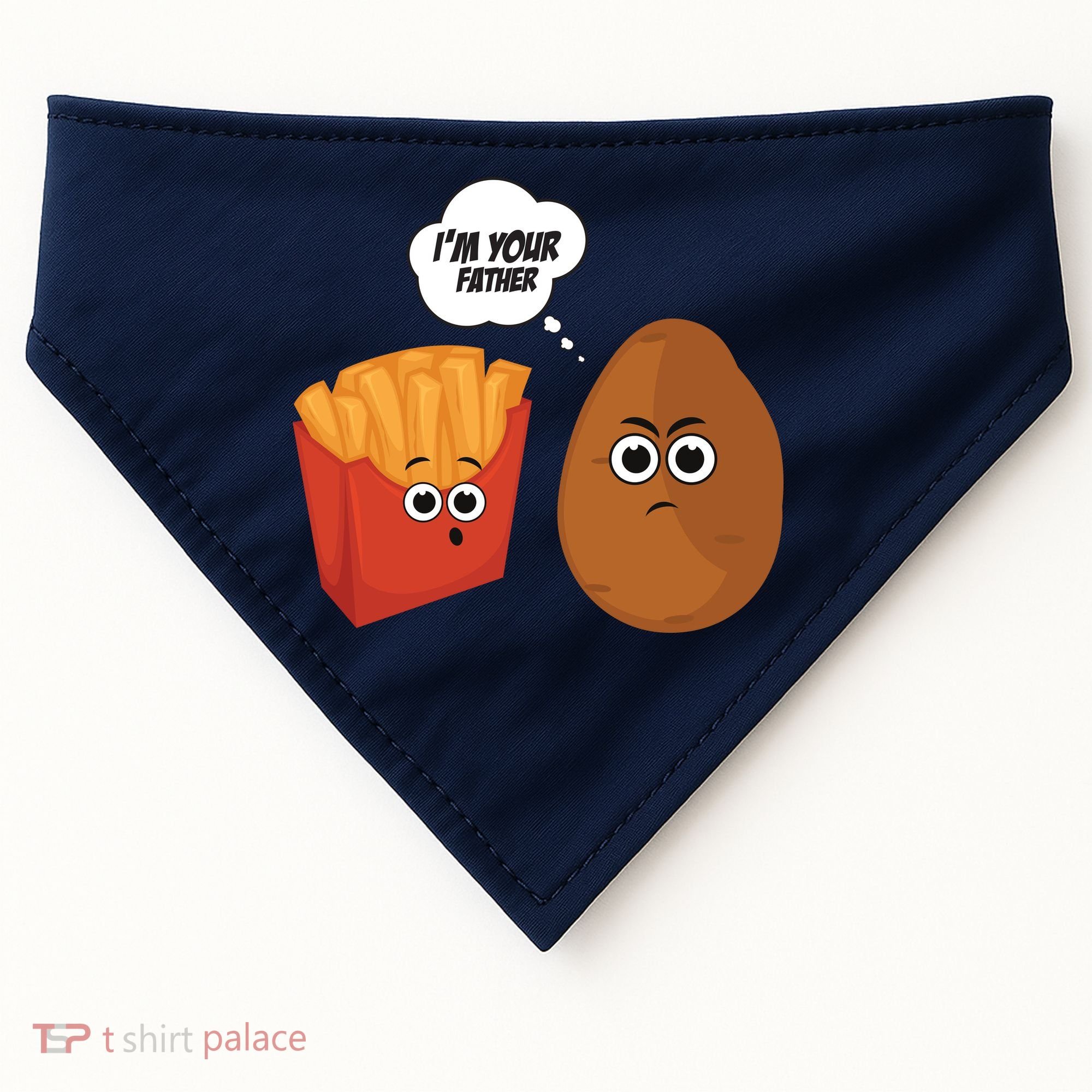 I'm Your Father Potato And Fries USA-Made Doggie Bandana