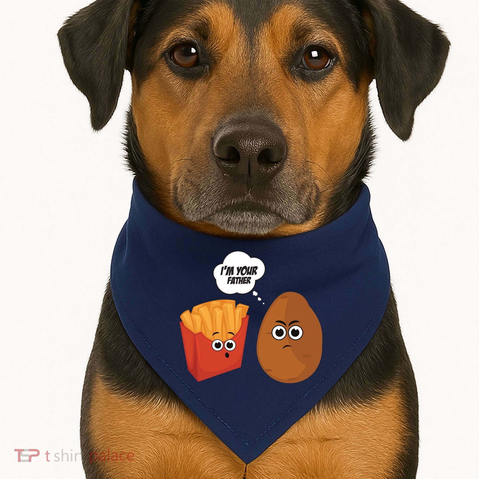 I'm Your Father Potato And Fries USA-Made Doggie Bandana