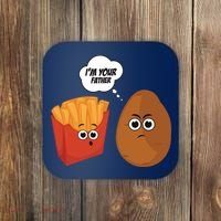 I'm Your Father Potato And Fries Coaster thumb 0
