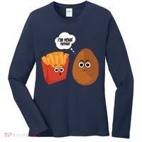 I'm Your Father Potato And Fries Women's Long Sleeve Shirt thumb 0
