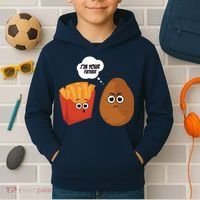 I'm Your Father Potato And Fries Kids Hoodie thumb 2