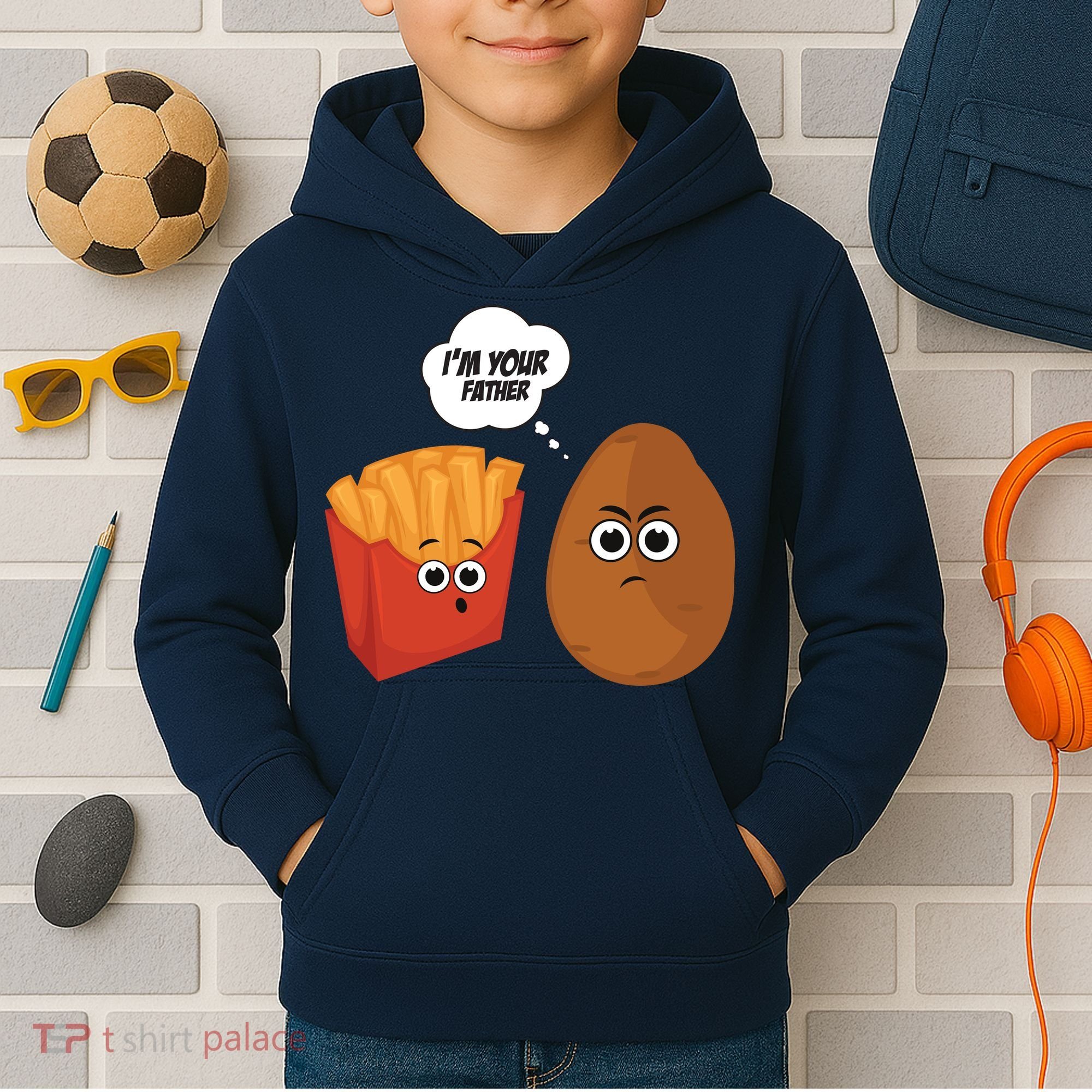 I'm Your Father Potato And Fries Kids Hoodie