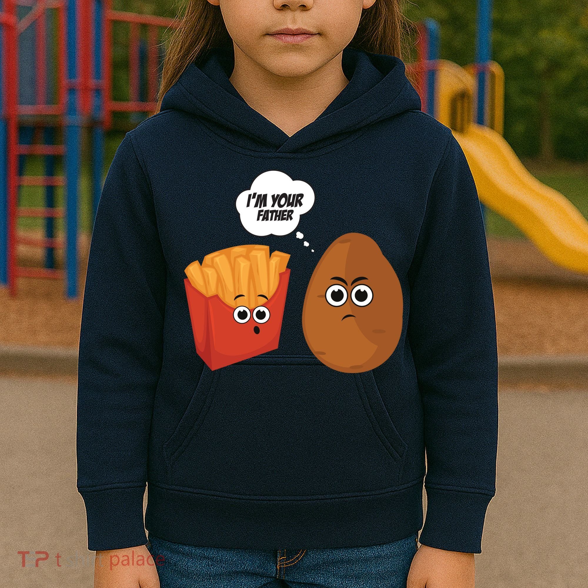 I'm Your Father Potato And Fries Kids Hoodie