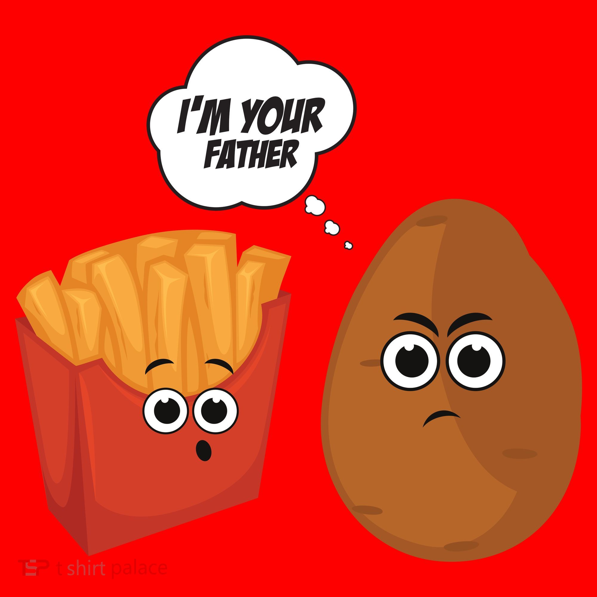 I'm Your Father Potato And Fries Santa Hat