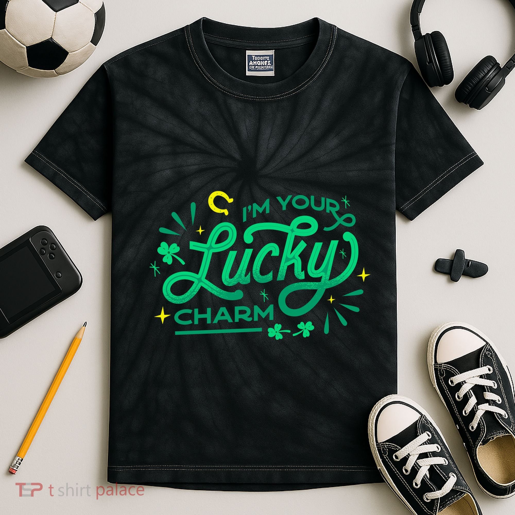 I'm Your Lucky Charm Kids Tie-Dye T-Shirt