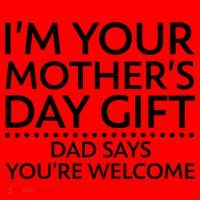 I'm Your Mother's Day Gift Dad Said Your Welcome Santa Hat thumb 1