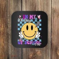 In My 100 Days Of School Era Retro Groovy Smile Coaster thumb 0