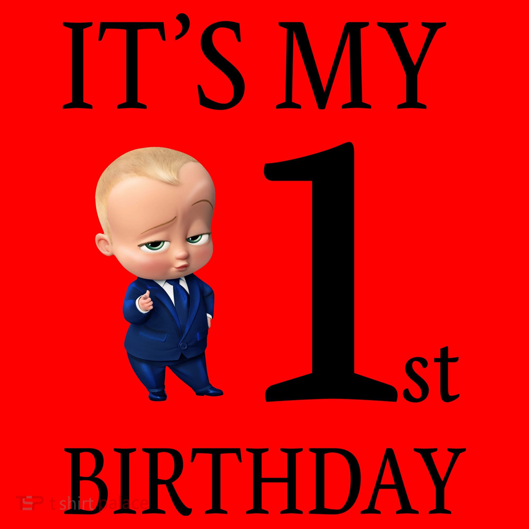 It's My 1st Birthday Santa Hat