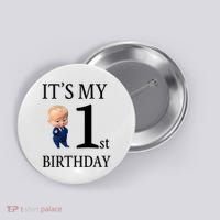 It's My 1st Birthday Button thumb 0