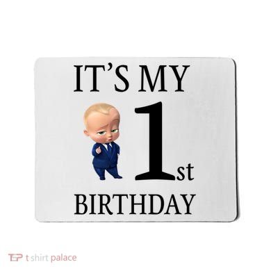 It's My 1st Birthday Mousepad