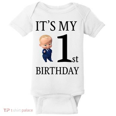 It's My 1st Birthday Baby Bodysuit
