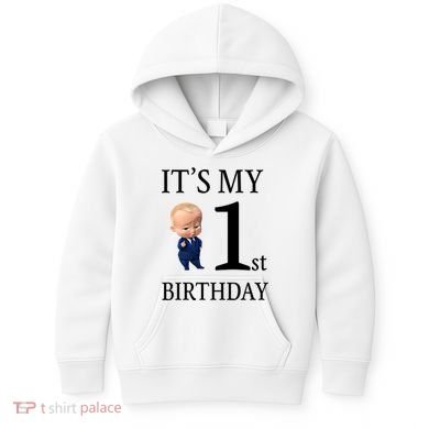 It's My 1st Birthday Kids Hoodie